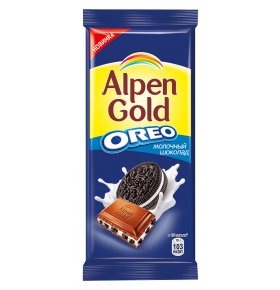 Шоколад молочный Alpen Gold Oreo 35 гр