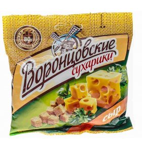 Сухарики сыр Воронцовские 80 гр