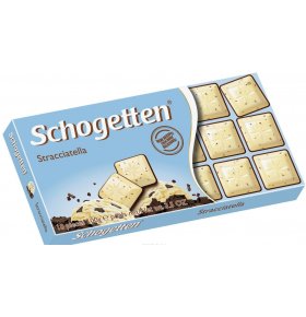 Белый шоколад с какао-крупкой горького шоколада Schogetten Stracciatella 100 г