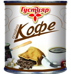 Сгущенка Кофе продукт молокосодержащий 8,5% Густияр 380 гр