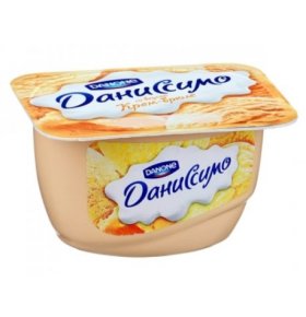 Десерт молочный Даниссимо со вкусом мороженного крем-брюле 5,5% Danone 130 гр