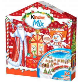 Шоколад Mix Рождественская Деревня Kinder 187 гр