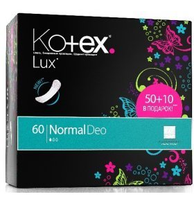 Прокладки женские Kotex гигиенические ежедневные breathable Deo 60 шт