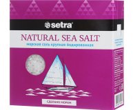 Соль морская пищевая йодированная крупная Setra 500 гр