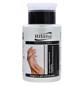 Жидкость для снятия лака Professional для слабых и ломких ногтей Rilana 175 мл