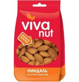 Миндаль золотой жареный Viva Nut 130 гр