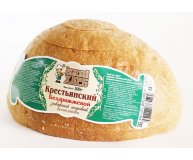 Хлеб Крестьянский подовый из смеси ржаной и пшеничной муки Рижский хлеб 300 гр