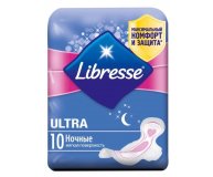 Прокладки Ultra ночные с мягкой поверхностью Libresse 8 шт