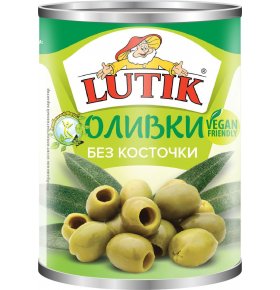 Оливки без косточки Lutik 280 мл