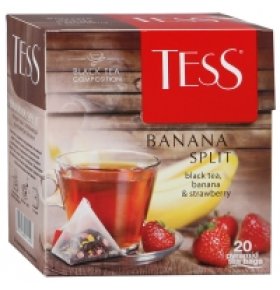 Чай черный Tess Банана 20х1,8г