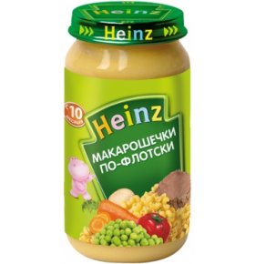 Пюре Макарошки по-флотски с 10 мес Heinz 190 г