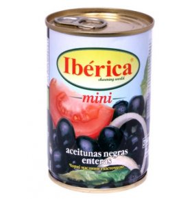 Маслины Mini с косточкой Iberica 300 гр