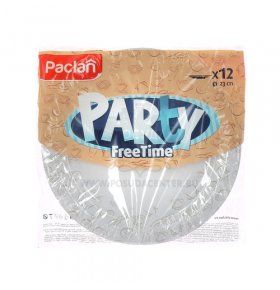 Тарелки Paclan Party бумажные с рисунком 23 см 12 шт