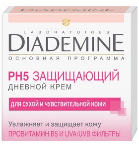 Крем для лица, защищающий, дневной, для сухой и чувствительной кожи Diademine 50 мл