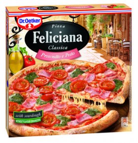 Пицца ветчина и песто Feliciana Prosciutto e Pesto 360 гр