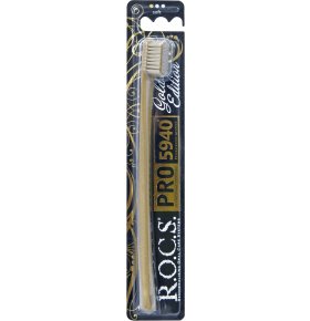 Зубная щетка R.O.C.S. Gold Edition Мягкая 1 шт