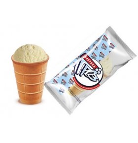 Мороженое ваниль 10% в вафельном стаканчике Фабрика грез 70 гр