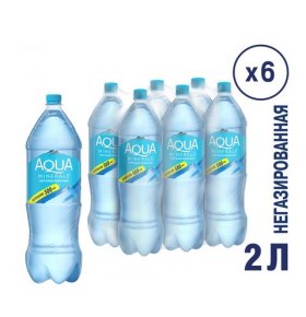 Питьевая вода без газа Aqua Minerale 6х2,0л