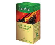 Чай черный Гринфилд Кристмас Мистери в пакетиках 25х1,5г