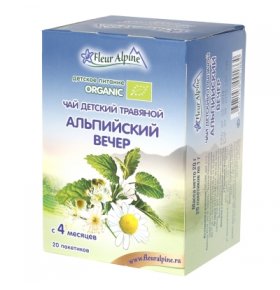 Чай травяной Альпийский вечер Fleur Alpine Organic 20 гр