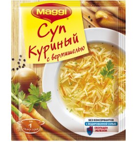 Суп На первое куриный с вермишелью Maggi 50 гр