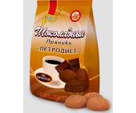 Пряники шоколадный на фруктозе Петродиет 350 гр