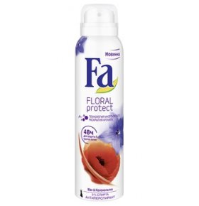 Дезодорант-спрей Fa Floral Protect Мак&Колокольчик 150мл