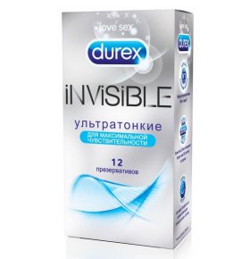 Презервативы Invisible Durex 12 шт