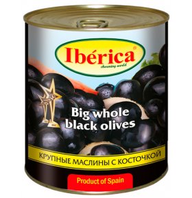 Маслины черные без косточки Iberica 3 кг