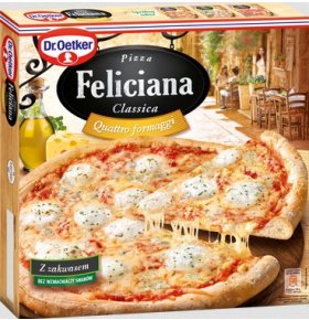 Пицца Feliciana Quattro fromaggi 4 сыра 325 гр