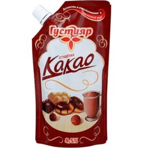 Продукт молокосодержащий Молоко сгущенное с какао Густияр 8,5 % 300 гр