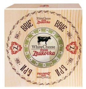 Сыр бри мягкий с белой плесенью 60% White Cheese from Zhukovka 150 гр