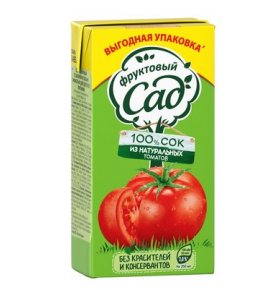 Сок томатный Фруктовый сад 0,485 л