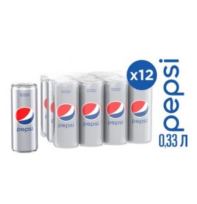 Напиток Light Pepsi 12 х 0,33 л