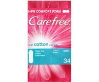Прокладки гигиен. Carefree Cotton Extract Fresh 34шт/уп