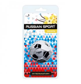 Ароматизатор автомобильный подвесной russian sport футбольный мяч ваниль