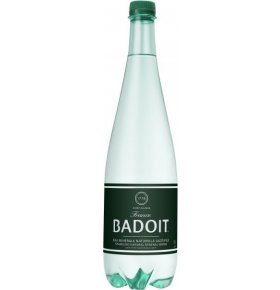 Минеральная природная питьевая лечебно-столовая вода газированная Badoit 1 л
