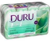 Мыло Duru Eco 1+1 Зеленый чай 4*90г