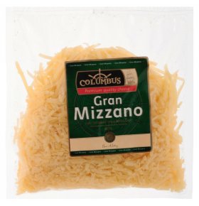 Сыр Гран Миззано твердый фасованный тертый 40% Columbus 200 гр