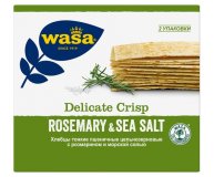 Хлебцы пшеничные тонкие цельнозерновые с розмарином и морской солью Wasa 190 гр