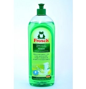 Очищающий бальзам-гель для мытья посуды Frosch "Лимон" 1л