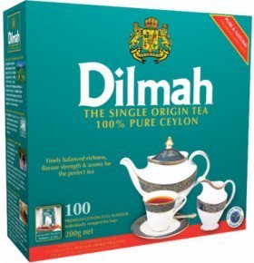 Чай чёрный пакетированный Dilmah 200Х2Г