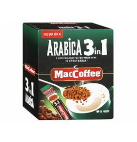 Напиток кофейный растворимый MacCoffee 3 в 1 20х16г