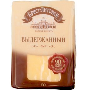 Сыр выдержанный 45% Брест-Литовский 210 гр