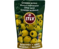 Оливки зеленые без косточки ITLV 195 гр