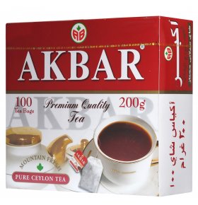 Чай черный Akbar Mountain Fresh в пакетиках, 100 г