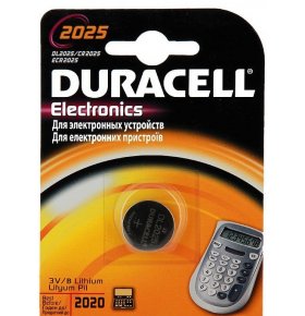 Батарейка литиевая Duracell DL2025