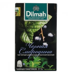 Чай черный цейлонский черная смородина Dilmah 25х1,5г