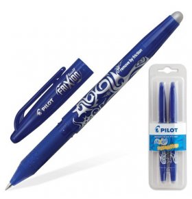 Ручки Пиши-стирай гелевая Frixion синяя Pilot 2 шт