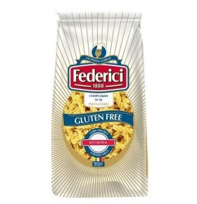 Макароны Спиральки №42 gluten free Federici 400 гр